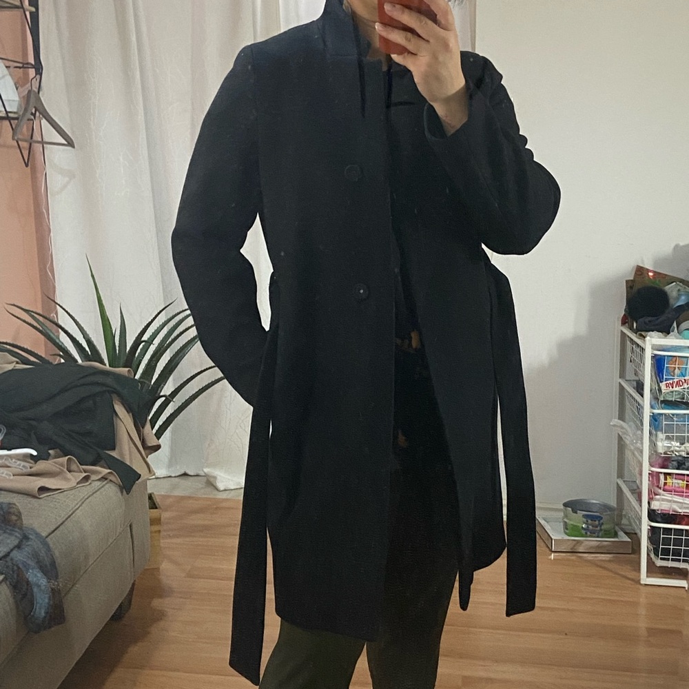 H&M Black Long Coat